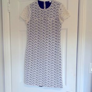 DVF White Lace Dress size 6 (runs small)